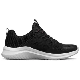 Sapatos de corrida de cano baixo Ultra Flex 2.0 Preto/Branco