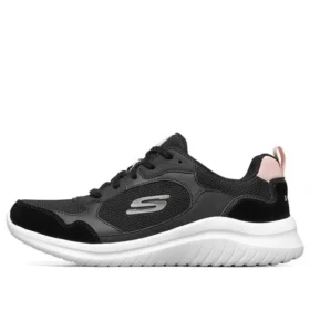 Sapatos de corrida de cano baixo Ultra Flex 2.0 Preto/Rosa