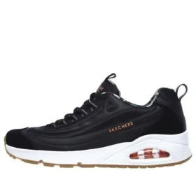 Sapatos de corrida de cano baixo Uno Preto
