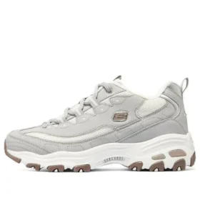 Sapatos de corrida de maratona D’lites-looking Glass “Cinza Branco Castanho” Sapatos de corrida de maratona D’lites-looking Glass “Cinza Branco Castanho”