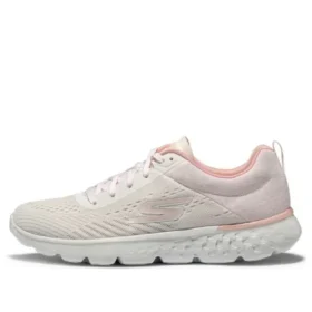 Sapatos de corrida Go Run 400 de cano baixo Branco/Rosa