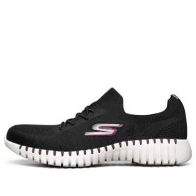 Sapatos de corrida Go Walk Smart Preto/Branco/Roxo