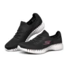 Sapatos de corrida Go Walk Smart Preto/Branco/Roxo
