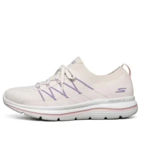 Sapatos de corrida Go Walk Stretch Fit Branco/Rosa/Roxo