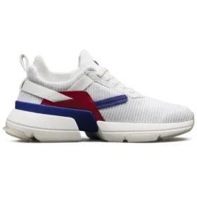 Sapatos de corrida Split Branco/Azul/Vermelho