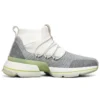 Sapatos de corrida Split Branco/Cinzento/Verde