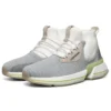 Sapatos de corrida Split Branco/Cinzento/Verde