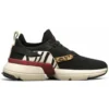 Sapatos de corrida Split Preto/Branco/Vermelho