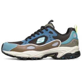 Sapatos de corrida Stamina Preto/Castanho/Azul