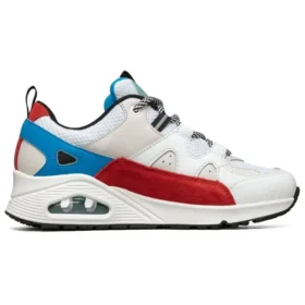 Sapatos de corrida Uno Branco/Vermelho/Azul