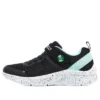 Sapatos de estilo de vida Microspec “Preto Turquesa Branco”
