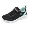 Sapatos de estilo de vida Microspec “Preto Turquesa Branco”