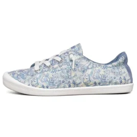 Sapatos de lona Beach Bingo Azul/Branco