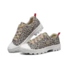 Sapatos de lona de cano baixo Roadies Leopardo/Cinza
