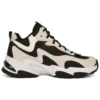 Sapatos de sola grossa “Beige Black”