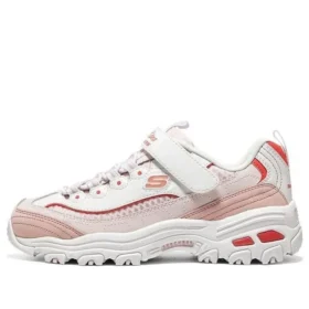 Sapatos Dlites Chunky “Branco Rosa Vermelho”