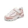 Sapatos Dlites Chunky “Branco Rosa Vermelho”