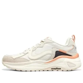 Sapatos Dlites Wave “Branco Preto Laranja”