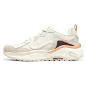 Sapatos Dlites Wave “Branco Preto Laranja”