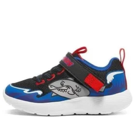 Sapatos Dyna-Lite Shark-Wave “Preto Azul Vermelho”