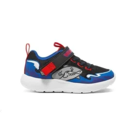 Sapatos Dyna-Lite Shark-Wave “Preto Azul Vermelho”