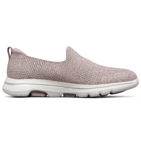 Sapatos Go Walk 5 Slip-on Rosa