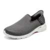 Sapatos Go Walk 6 “Cinza Vermelho Branco”