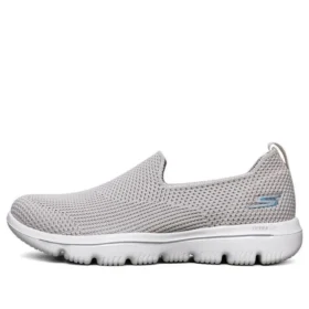 Sapatos Go Walk Evolution Ultra sem atacadores Cinza/Castanho