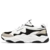 Sapatos Lander S “Branco Preto Bege”