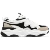 Sapatos Lander S “Branco Preto Bege”