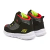 Sapatos Microspec Zovox com velcro “Preto Cinza Vermelho”