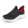 Sapatos sem atacadores Confortáveis “Preto Vermelho”