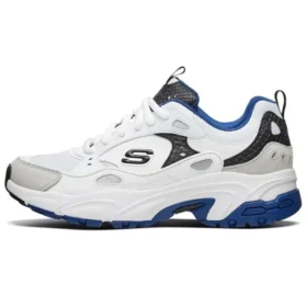 Sapatos Stamina Branco/Preto/Azul