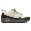 Sapatos Street uno Maverick Gorpcore “Branco Preto Laranja”