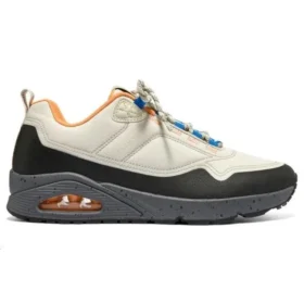 Sapatos Street uno Maverick Gorpcore “Branco Preto Laranja”