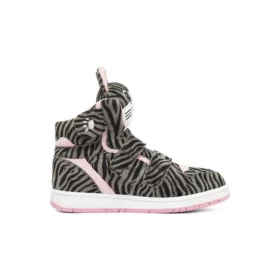 Sapatos Sugarcanes “Cinza Preto Rosa”