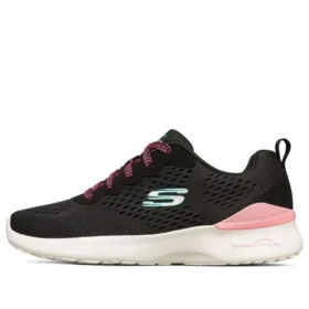 Skech-Air Dynamight Low Preto/Rosa
