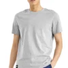 Skechers de manga curta para homem, cinzento