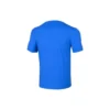 Skechers de treino e corrida para homem, de malha desportiva, manga curta, azul