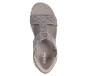 Skechers Slip-ins: Sandálias Go Walk Massage Fit – Confetti Sky