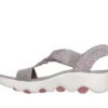 Skechers Slip-ins: Sandálias Go Walk Massage Fit – Confetti Sky Skechers Slip-ins: Sandálias Go Walk Massage Fit – Confetti Sky