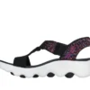 Skechers Slip-ins: Sandálias Go Walk Massage Fit – Confetti Sky Skechers Slip-ins: Sandálias Go Walk Massage Fit – Confetti Sky