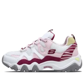Skechers x One Piece D’ Lites 2.0 “Branco Rosa Vermelho”