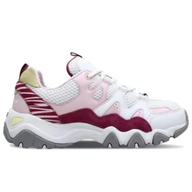 Skechers x One Piece D’ Lites 2.0 “Branco Rosa Vermelho”