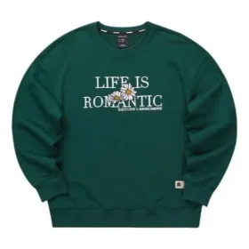 Skechers x Romantic Crown Camisola de manga comprida “Verde Branco”