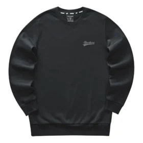 Série Casual Colorida Camisola de malha com gola redonda “Preto”