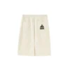 Série Lifestyle – Saia casual de malha folgada com cordão “Branco”