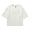 T-shirt casual com estampado “Branco Vermelho”