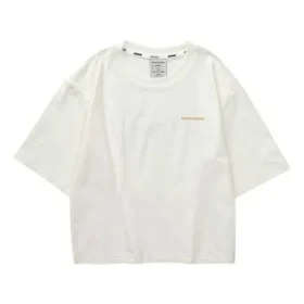 T-shirt casual com estampado “Branco Vermelho”
