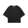 T-shirt casual com estampado “Preto Vermelho”